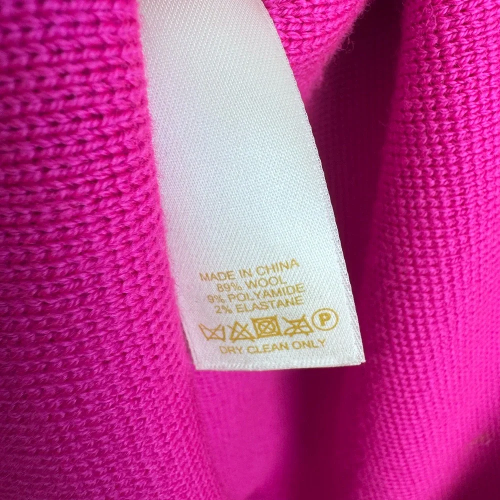 Kate Spade Knit shift dress pink & burgundy